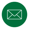 Circle icon with mail